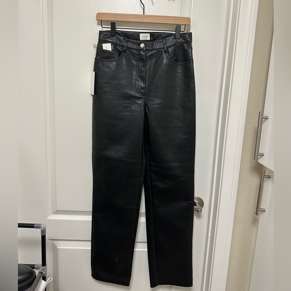 Aritzia Wilfred Melina Vegan Leather Pant NWT